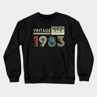 Vintage 1983 Limited Cassette Crewneck Sweatshirt